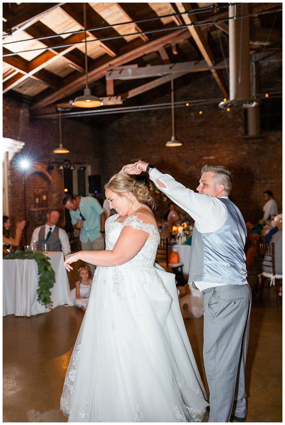 Wedding dance twirl