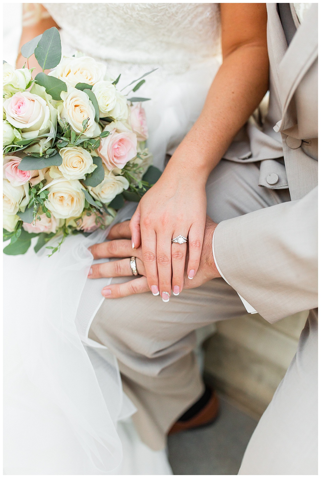 ring detail shot on wedding day