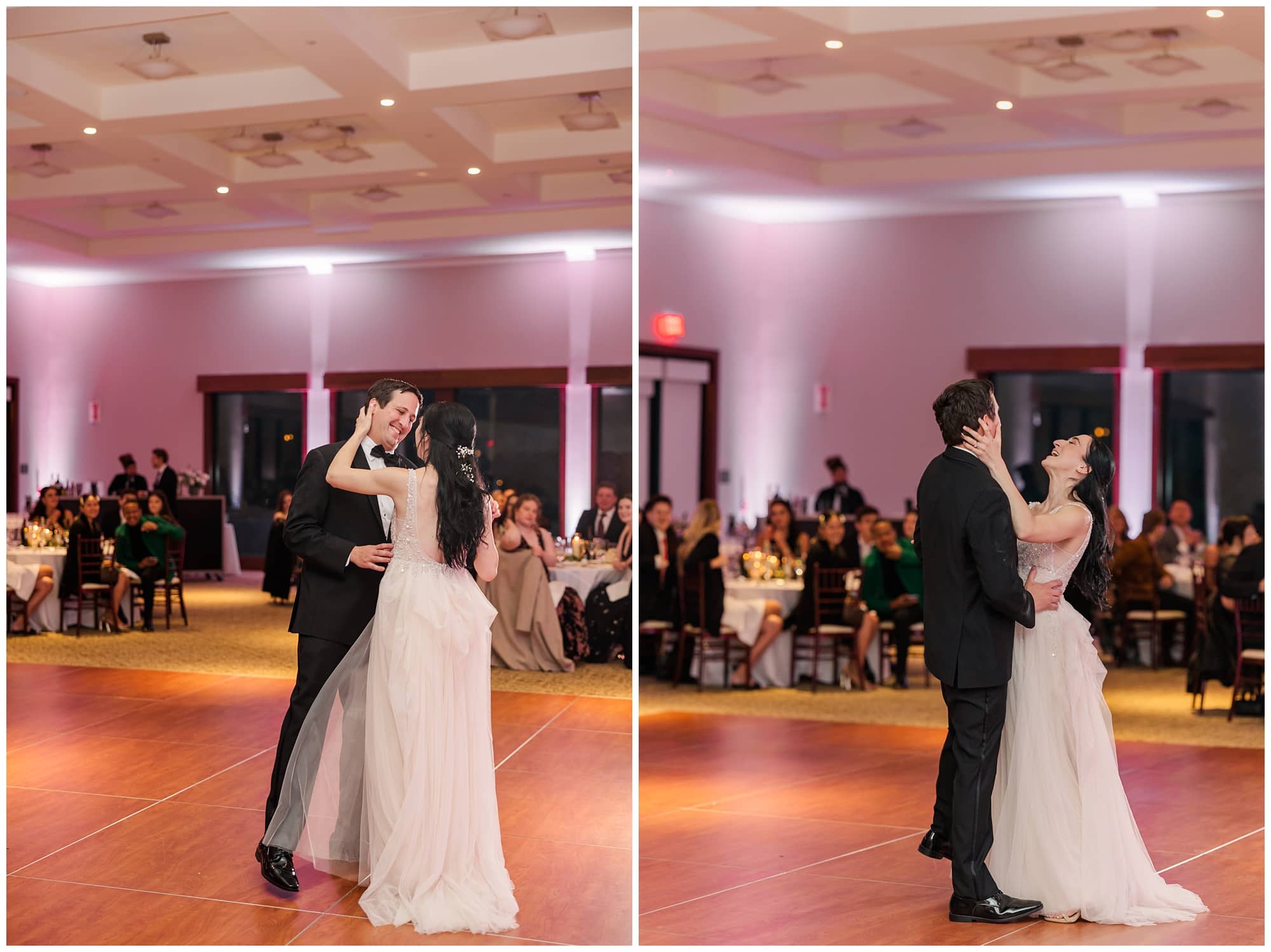 First dance at The Clubhouse at Peacock Gap wedding