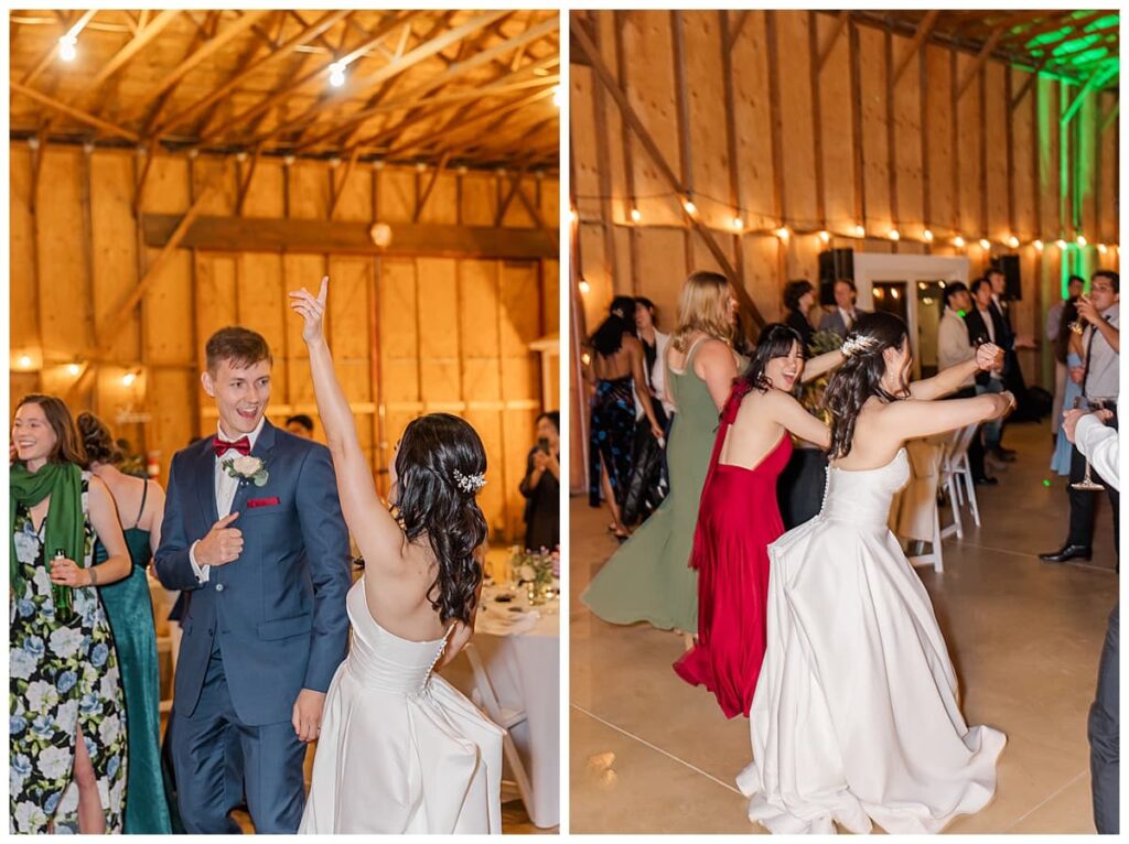 dancing at wedding reception