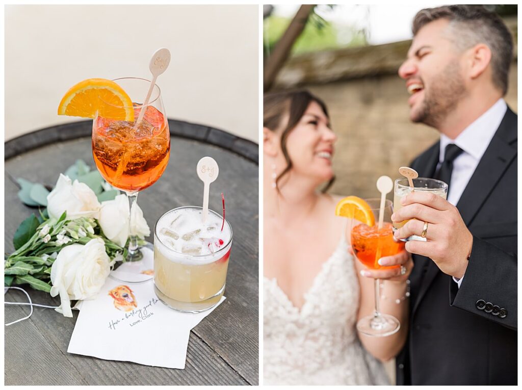 wedding specialty drink photos