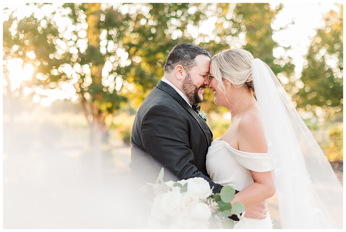 dramatic veil photos of bride and groom