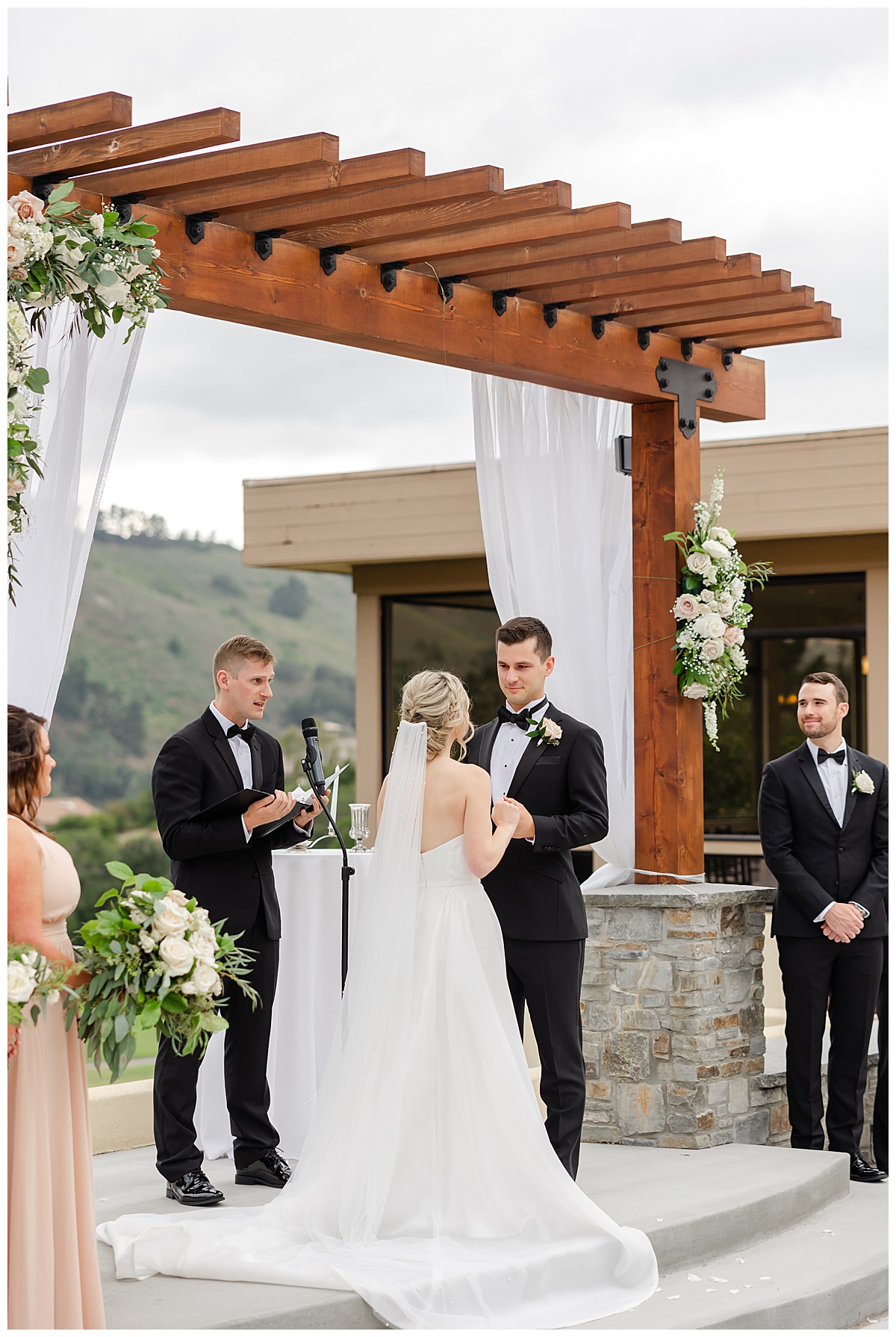 wedding in Monterey ceremony photos